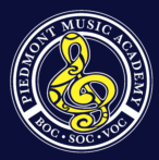 Logo of Piedmont Music Academy, supporting homeschooling families through legal accountability for Pre-K to high school with Faithful Scholars.